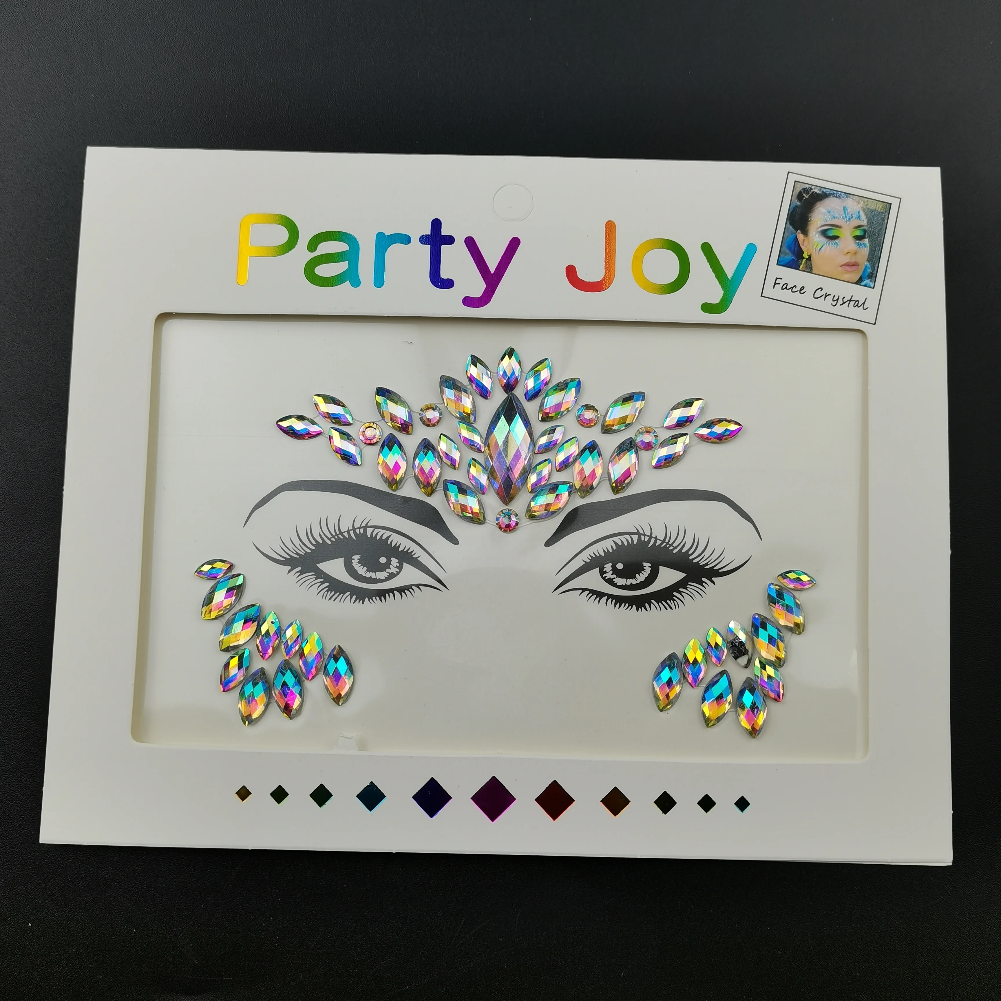 Wholesale Jewels Rave Face Crystal Gem Eye Face Body Jewel Crystal Rhinestone Face Gem Stickers for Festival Party