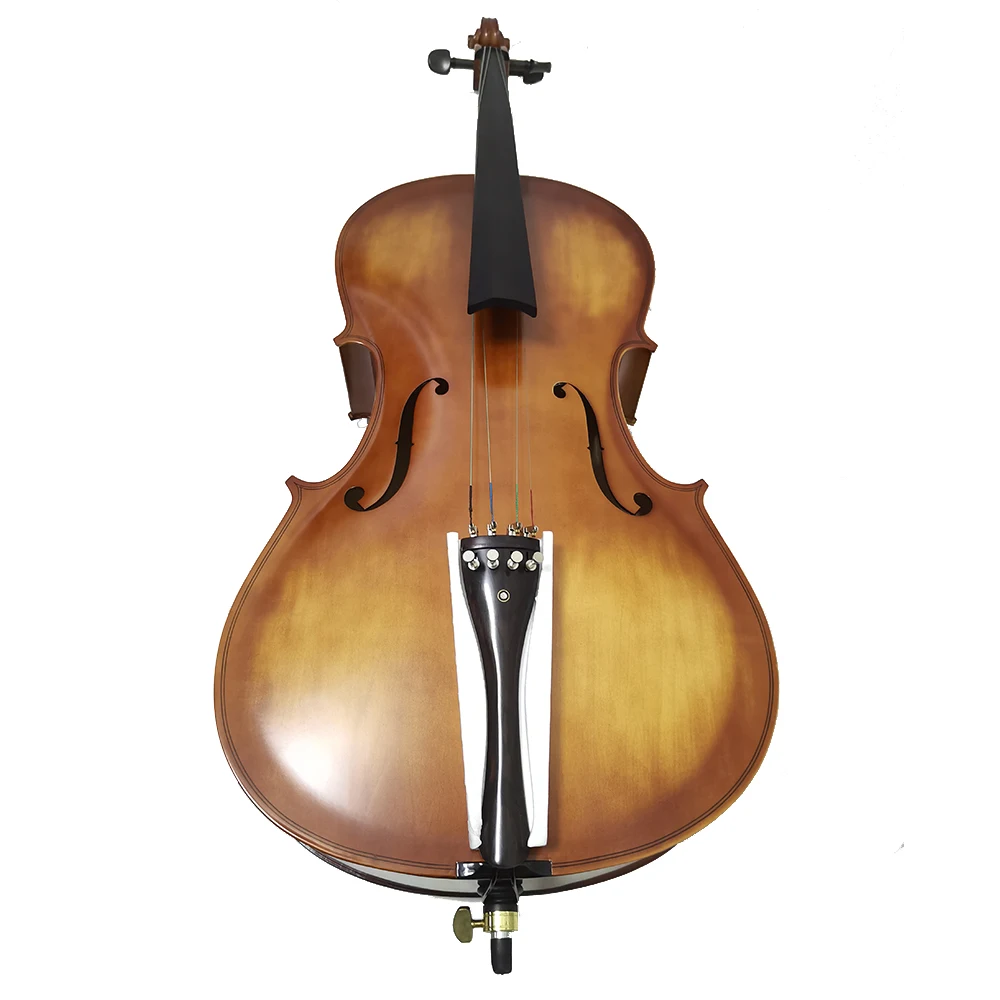 Лидер продаж, темно-коричневая матовая черная ламинированная Виолончель ручной работы 1/10 (CPH101E)