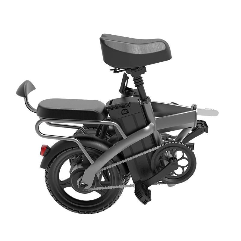 
14inch battery capacity 8ah 350w power folding electric bike JI-MOVE electric bicycle 
