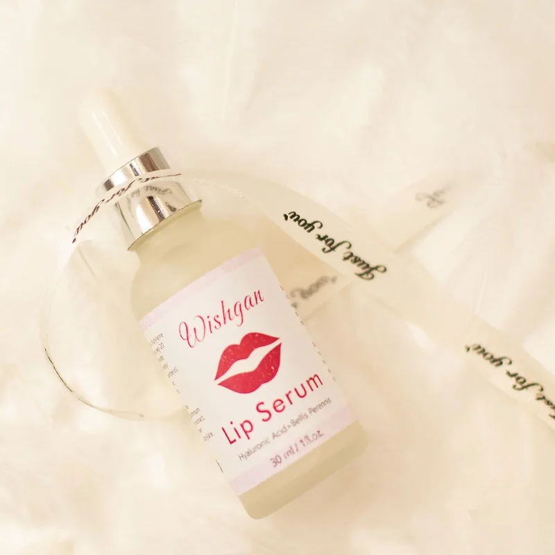 Customizable Logo Lip Essence with Ultra-Low Minimum Order Hyaluronic Acid and Collagen to Fade Lip Lines and Moisturize Lips