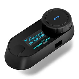 Bluetooth-гарнитура для мотоциклетного шлема FreedConn, 800 м, с ЖК-экраном