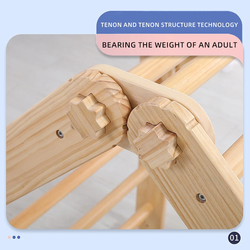 Wg Kids Climbing Triangle Cube Arch Frame Climbing Equipment For Toddler