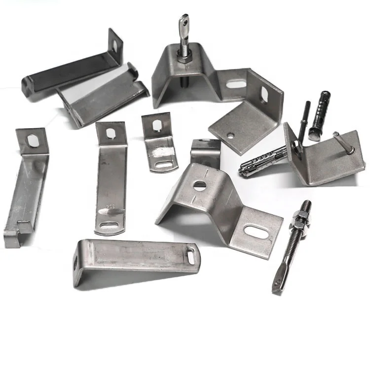 Stainless Steel SS304 Stone Wall Support System Marble Angle Cladding Fixing Bracket