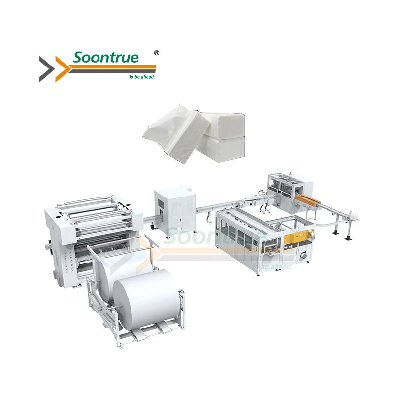 Automatic embossing cutting facial tissue paper making machine prices