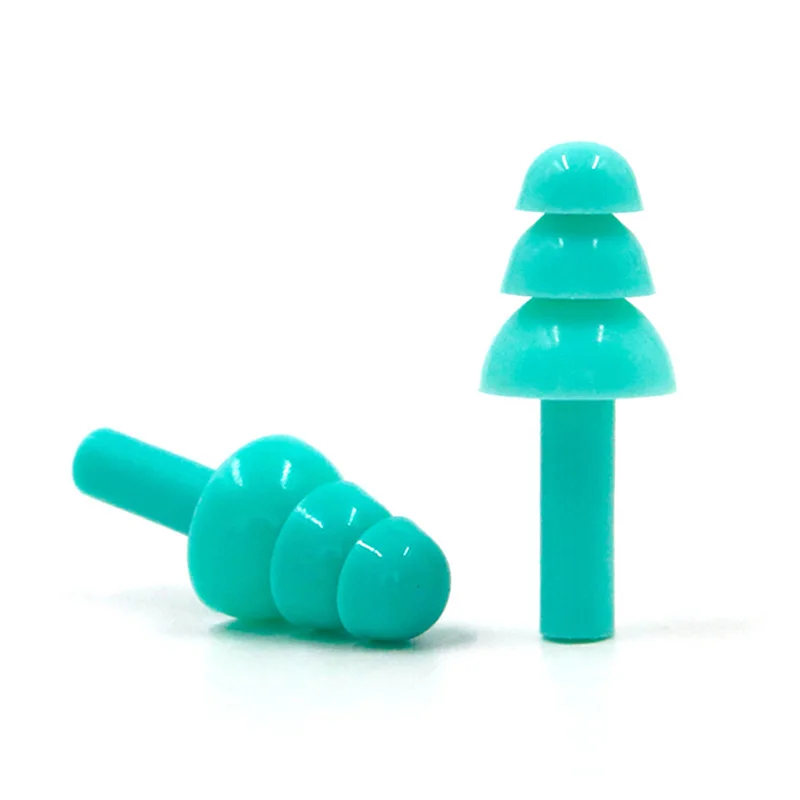 Factory Sell Reusable Noise Canceling Ear Plugs Sleeping Earplugs Waterproof Noise Reduction Soft Silicone Earplugs