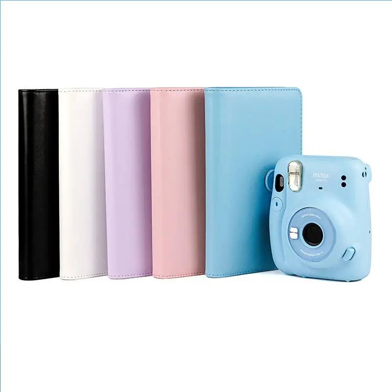 Альбомы Kpop Корея двойной Exo индивидуальные фотоальбомы из ПВХ 9 цветов льняная Обложка самоклеящиеся 4*6 фотоальбом новинка карманный альбом