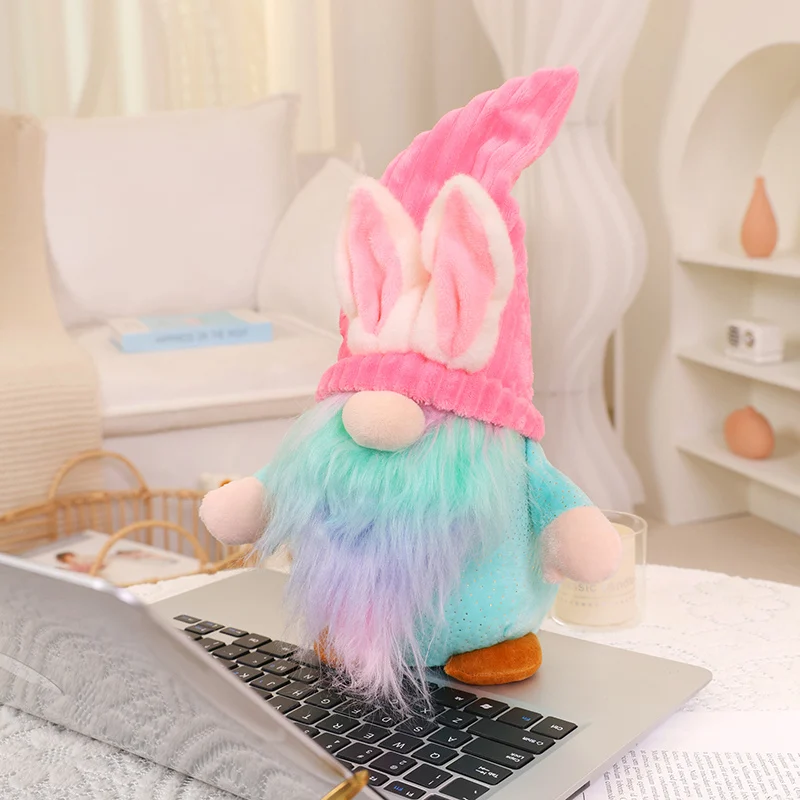 Plush Easter Gnome Plush doll plush toy Santa dwarf stuffed toy for Easter Decoration Table Ornaments
