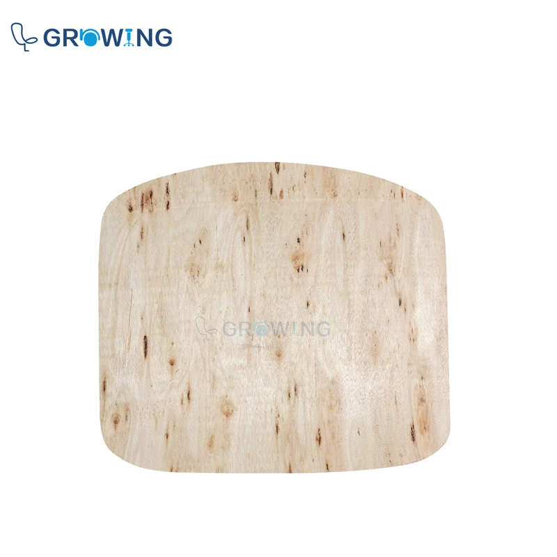 12mm Thickness curved seat plywood office chair Eucalyptus plywood frame seat part