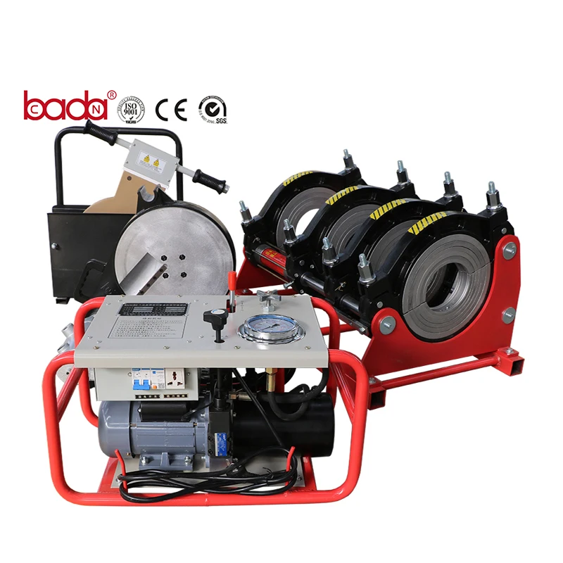 BADA производитель 355 hdpe электрическое оборудование для стыковой сварки сварочный аппарат 90-355