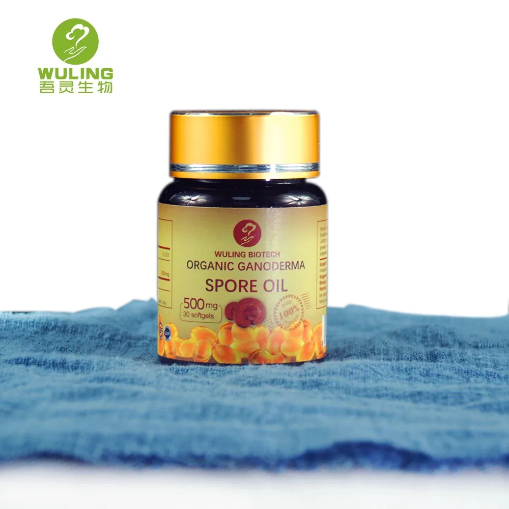 2021 лучшее качество USDA сертифицировано Ganoderma lucidum reishi гриб спора масляная капсула