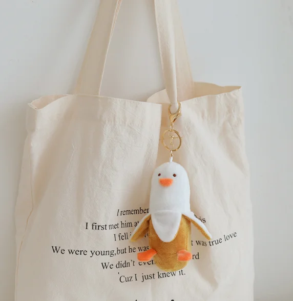 Creative Funny Banana Duck Doll Zipper detachable and washable New Cute Banana Duck Pillow Can add logo