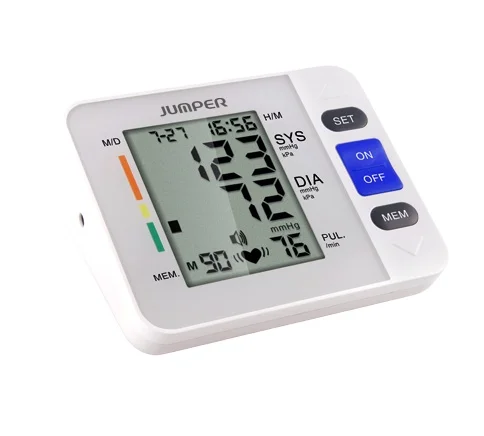 portable professional smart upper arm with heart rate blood pressure monitor digital JPD-900A
