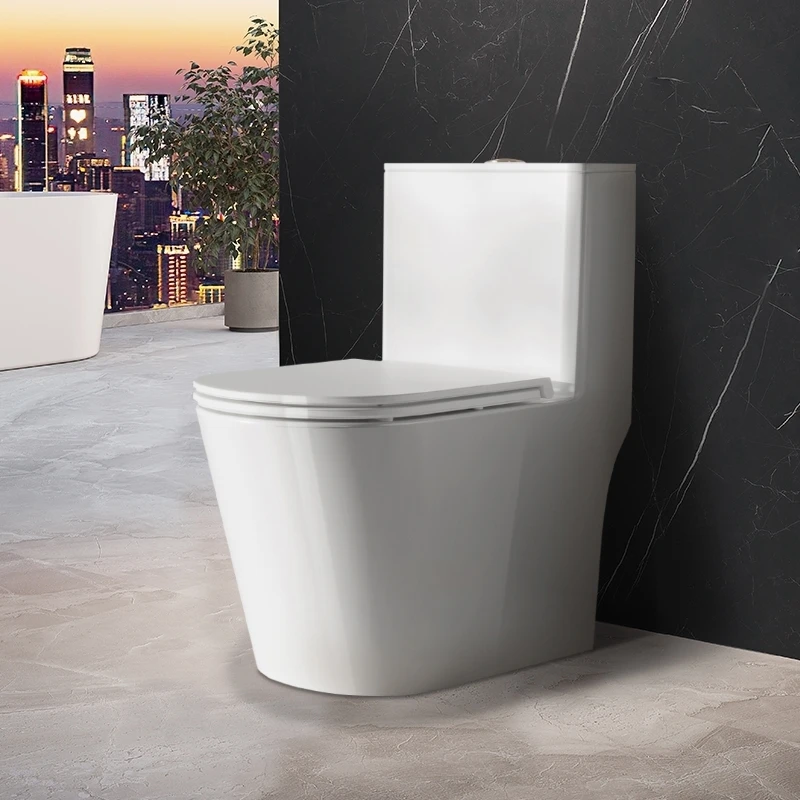 JOMOO Double Vortex Siphon Flush Floor-mounted One-piece Toilet Dual-flush Sanitary Ceramics Toilet With Hose And Angle Valve