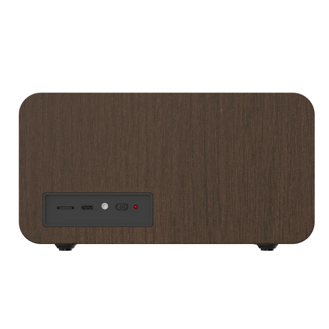 Two knob Wooden case Home radio Wifi Internet radio de secours