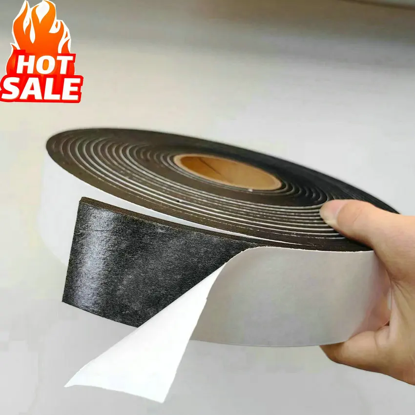 0.5mm-6mm thick Custom shockproof adhesive eva foam strip insulation sealing tape single sided
