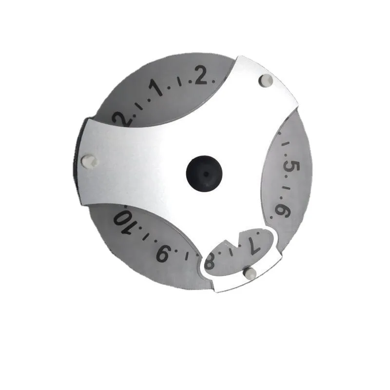 New Arrive Custom 10cm Adhesive Round Clear Pvc Car Parking Clock Cars Accessories Customized Plastic Parking Disc