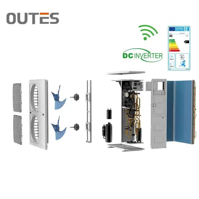 OUTES Air Source  heat pump split type -DC Inverter  heat pump water heaters inverter heat pump