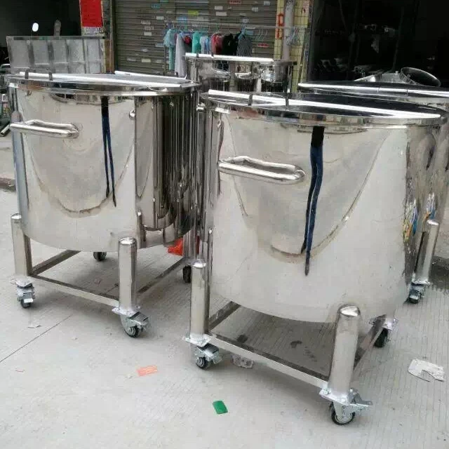 500L 1000L Shampoo Liquid Soap Cosmetic Storage Tank Stainless Steel Storage Tank