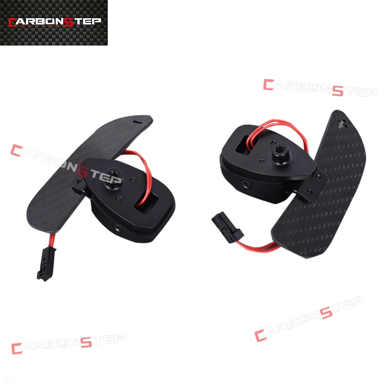 SK Custom Car Led Carbon Fiber Magnetic Paddle Shifters For Mercedes Benz W205 AMG W212 W213 Steering Wheel Extension Universal