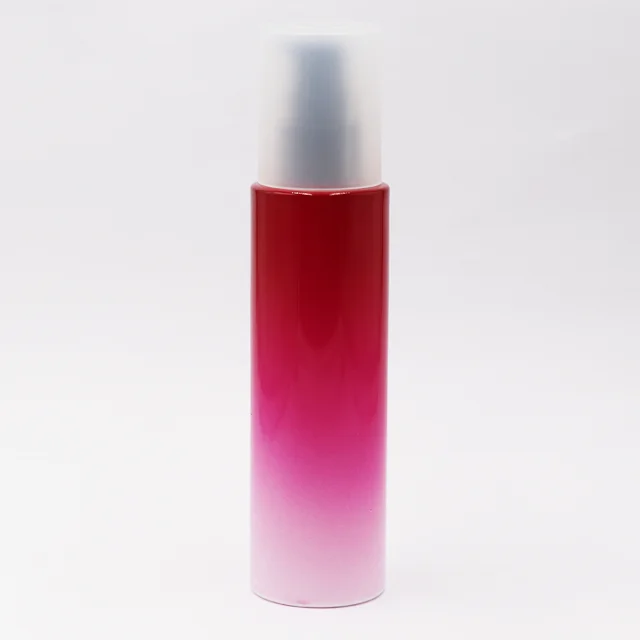 Cosmetic plastic lotion face oil bottle foundation packaging 100ml empty frosted hair serum pump bottle with pump