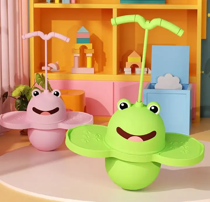 Children Exercise Toy Outdoor Indoor Children Toy Bouncing Ball Frog Jumping Ball