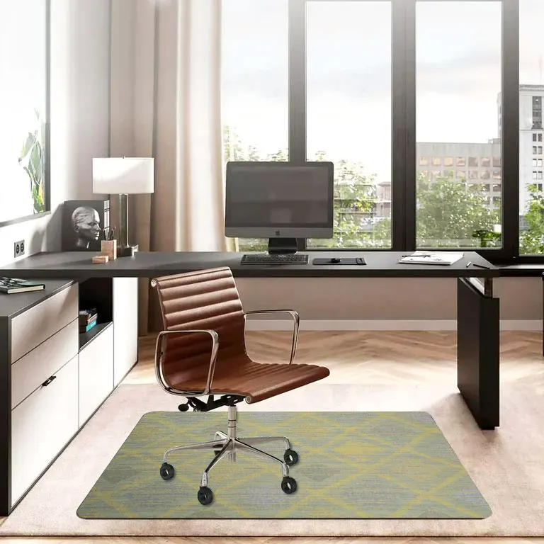 Rectangular Office Chair Mat for Carpets, floor protection mat office chair