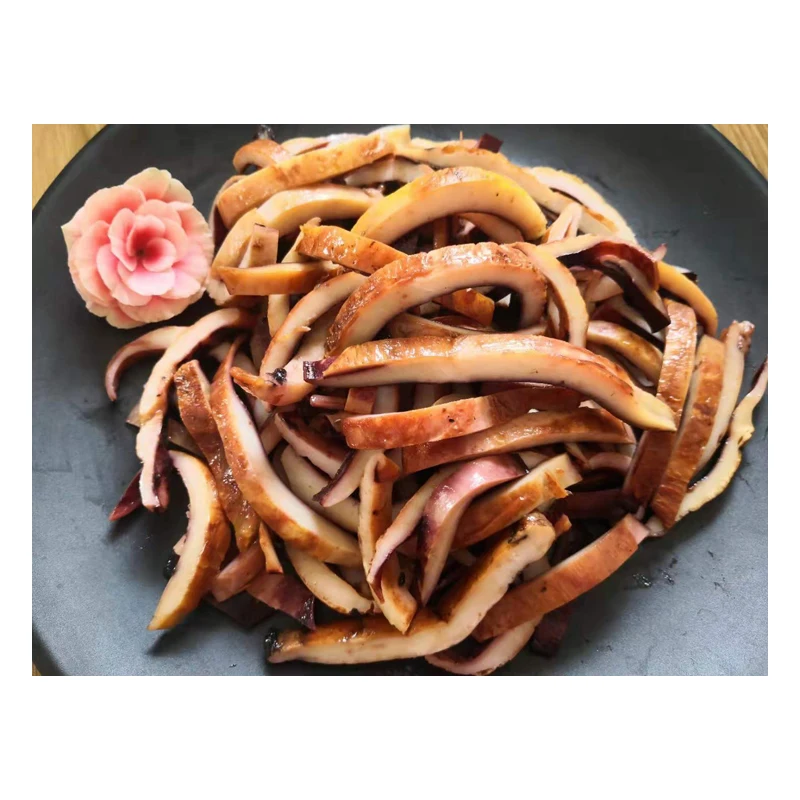 
Roasted Squid Strips Seasoned Seafood Snacks Tasty Squid Jerky in Thick Cut 