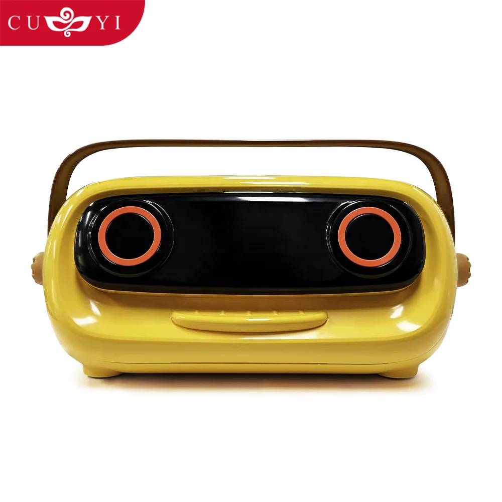 CUYI mini plotter cutting machine A5 size yellow cute vinyl cutting plotter for sticker paperboard vinyl plotter