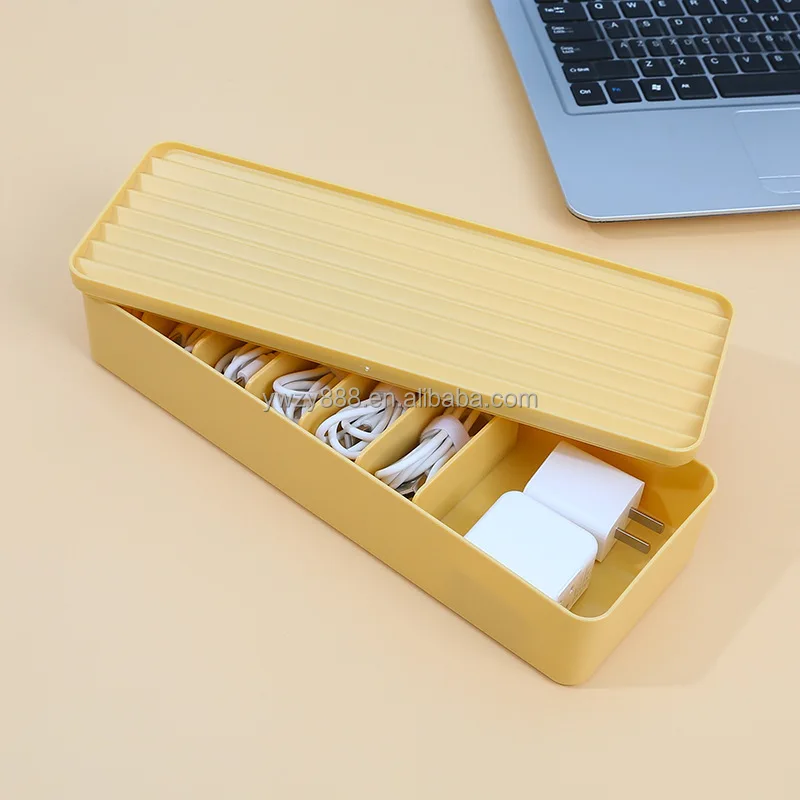 Manufacturer Ningbo Home accessories Compact Cosmetics Organizer Box Desktop Cosmetic Makeup Organizer USB Cord Sorter Holder