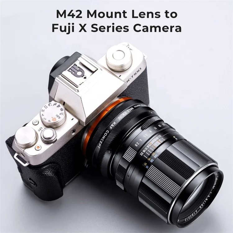 K&F Concept High Precision Lens Mount Adapter M42-FX for M42 Series Lens to Fuji X Series Mount Camera