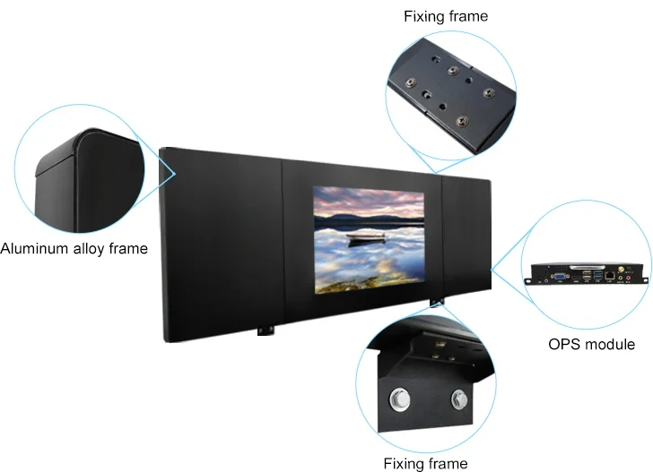  Емкостная сенсорная цифровая светодиодная 4K Интерактивная интеллектуальная обучающая доска для