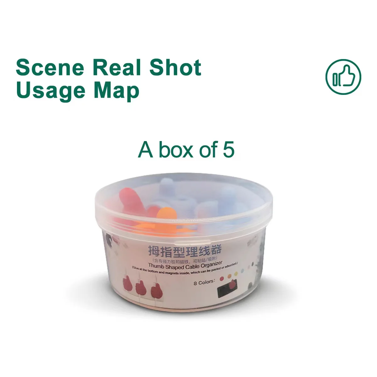 Creative Silicone Thumb Wall Hook, Multi-function Self-adhesive Thumb Cable Clip Key Hook Wall Hangers For Refrigerator Door