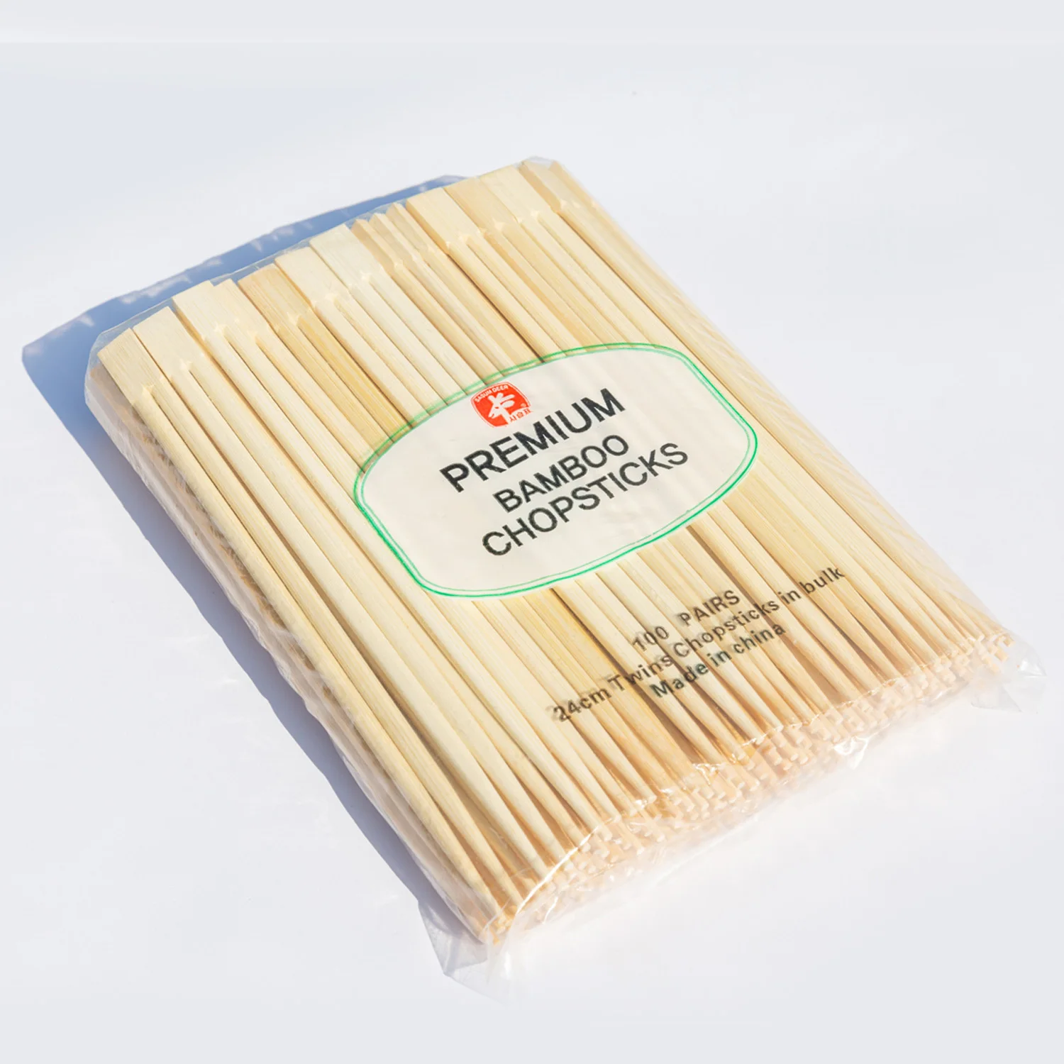 Tensoge Disposable Hashi Bamboo chopsticks with paper sleeve