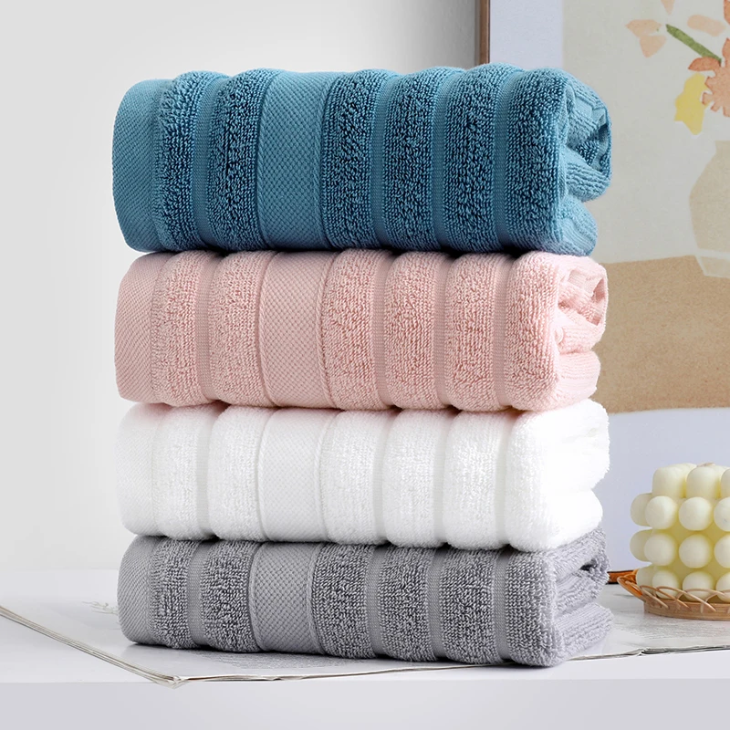 High-End Summer Cotton Bath Towel Quick Drying Absorbent Wrap for the Household for Bath Washcloths