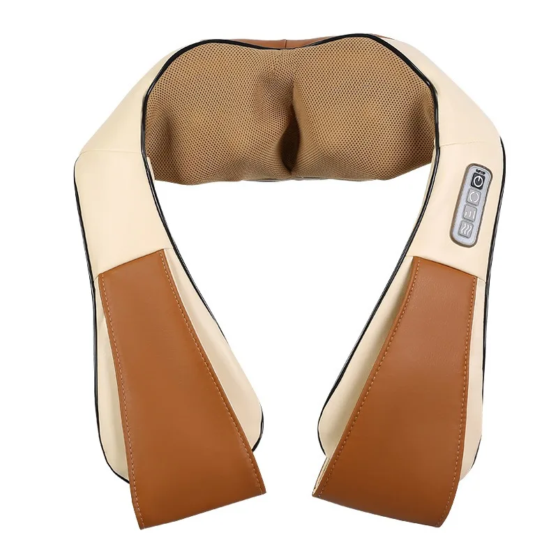 High Quality 3 in 1 cervical spine vibrating shoulder waist neck pillow massager with heating