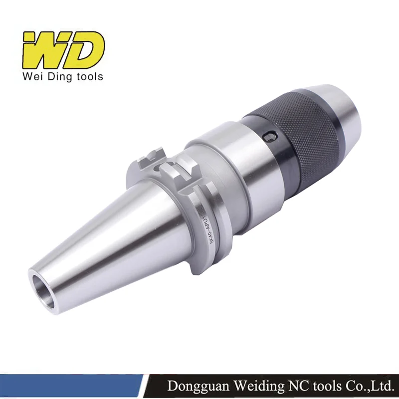 DIN69871 Standard SK40-APU13-100 SK40-APU16-100 SK40 Arbor APU Tool Holder for APU drill chuck high precision keyless chuck
