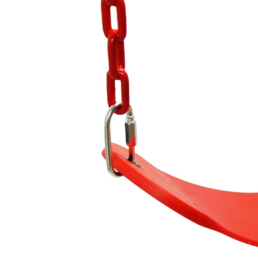 
New Style Brand Eva Swing Seat Outdoor/Indoor Heavy Duty Plastic Coated Chains Children Toys Swing Belt For Kids 