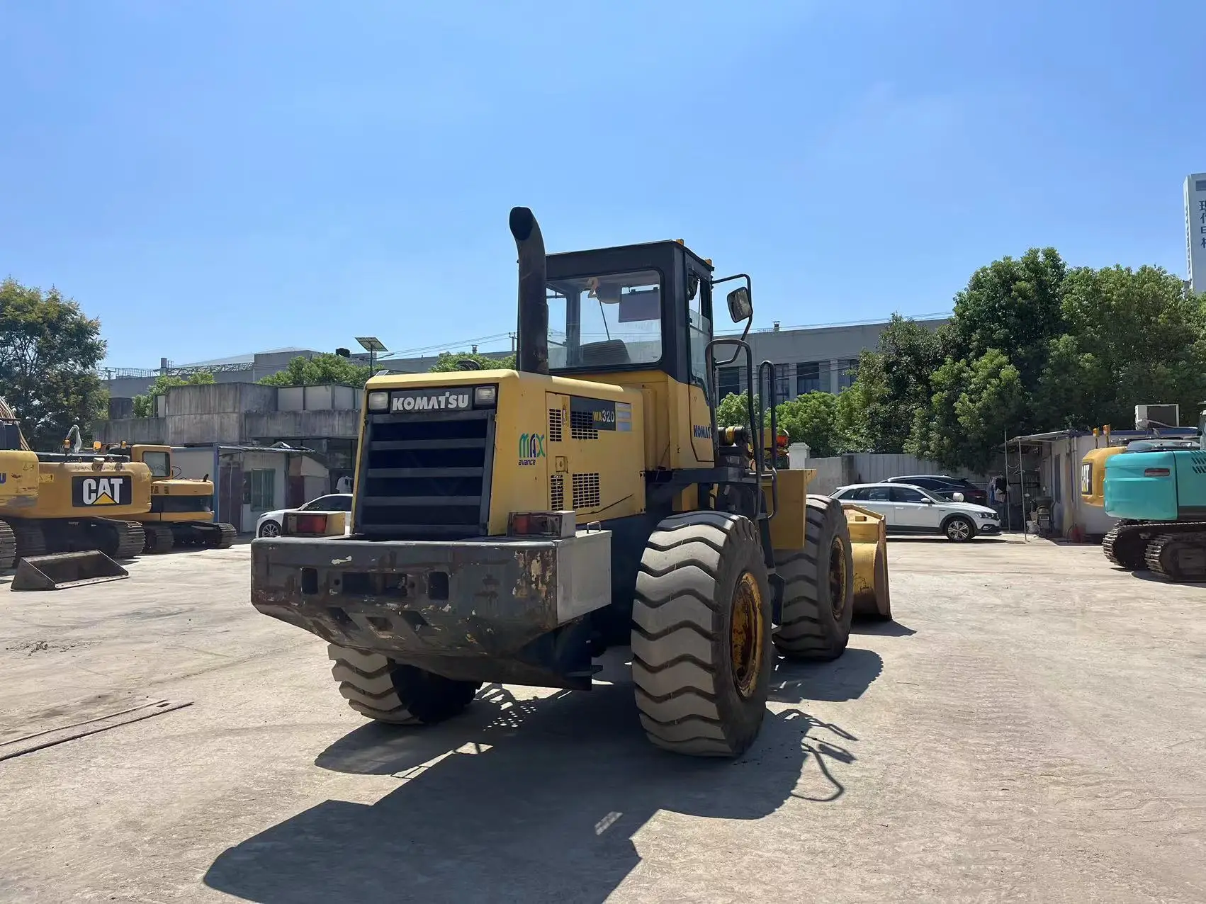 original Japan made Used komatsu Wheel Loader 4x4 Large Wheel wa320 wa380 Construction Machinery for sale