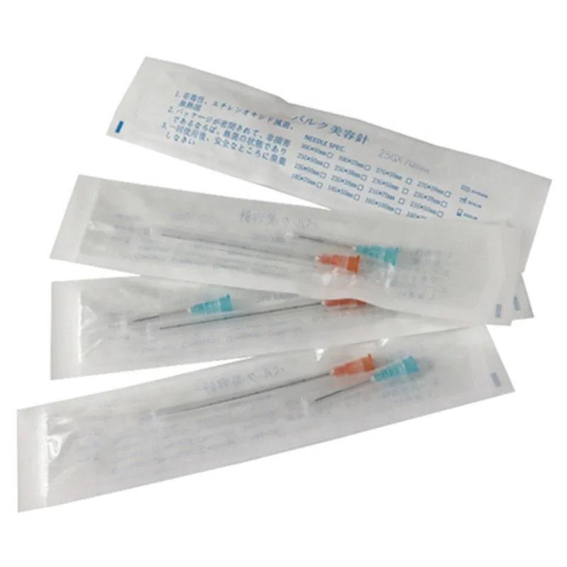 dermal filler cannula blunt tip cannula manufacturers 25g x 50mm micro cannula needle for hyaluronic acid fillers fast Transport