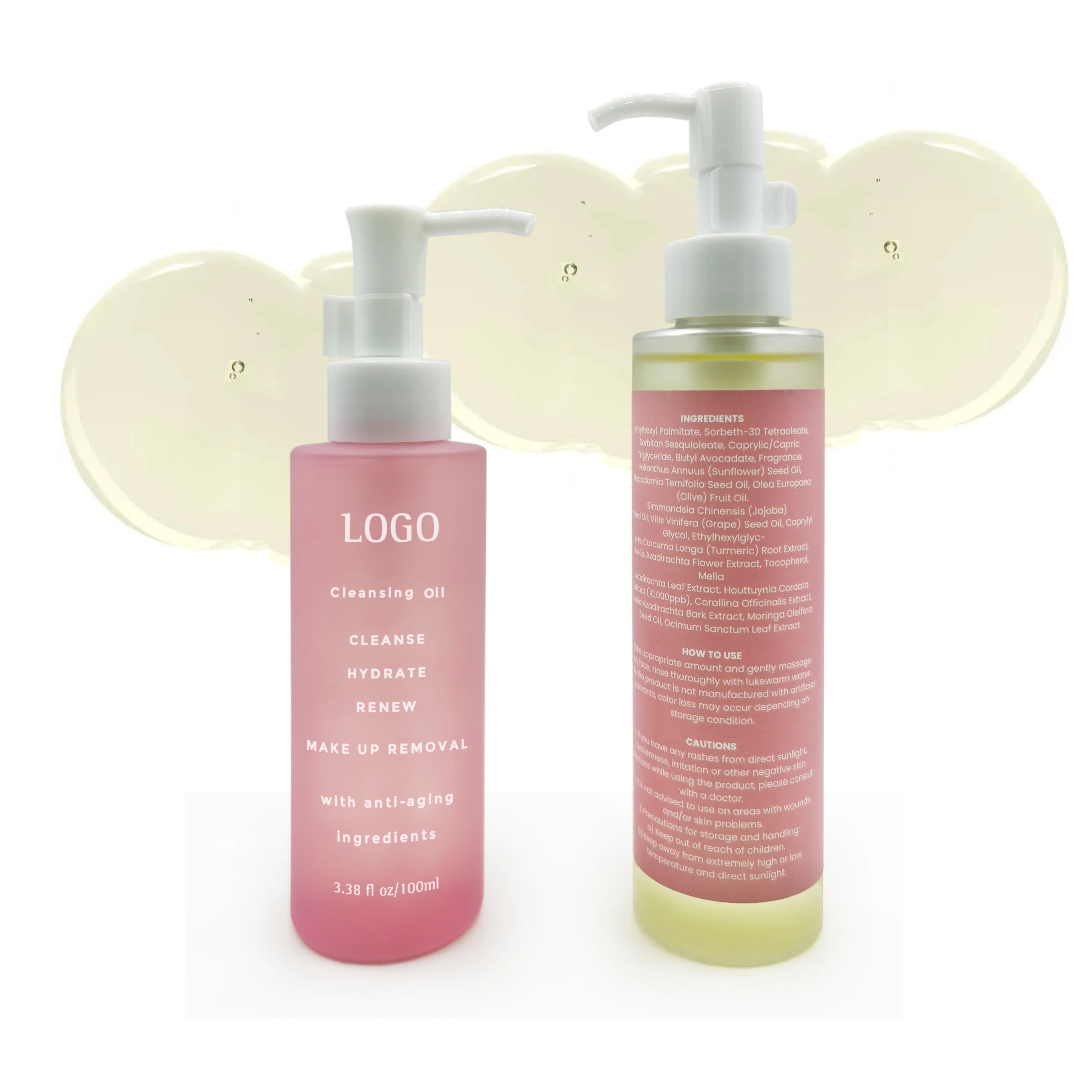 HAN LINGER Private Label Korean Skin Care Pore Control Cleansing Oil, Oil Cleanser for Face, Makeup Blackhead Remover