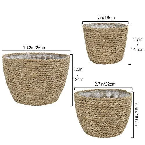 Комнатный уличный цветочный горшок, крышка, контейнер для растений, плантационная корзина для морских водорослей