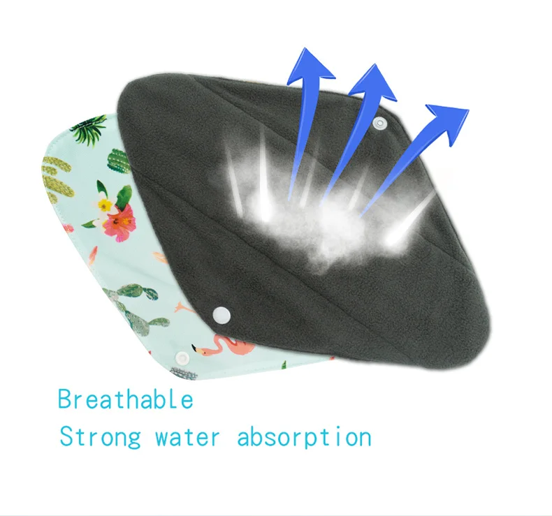 
Woman touch best absorbent sanitary pads with wings 