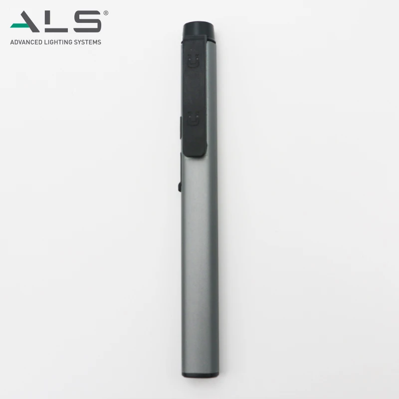 ALS Rechargeable Magnetic UV LED Oil Leakage Detection Flashlight Pen Light