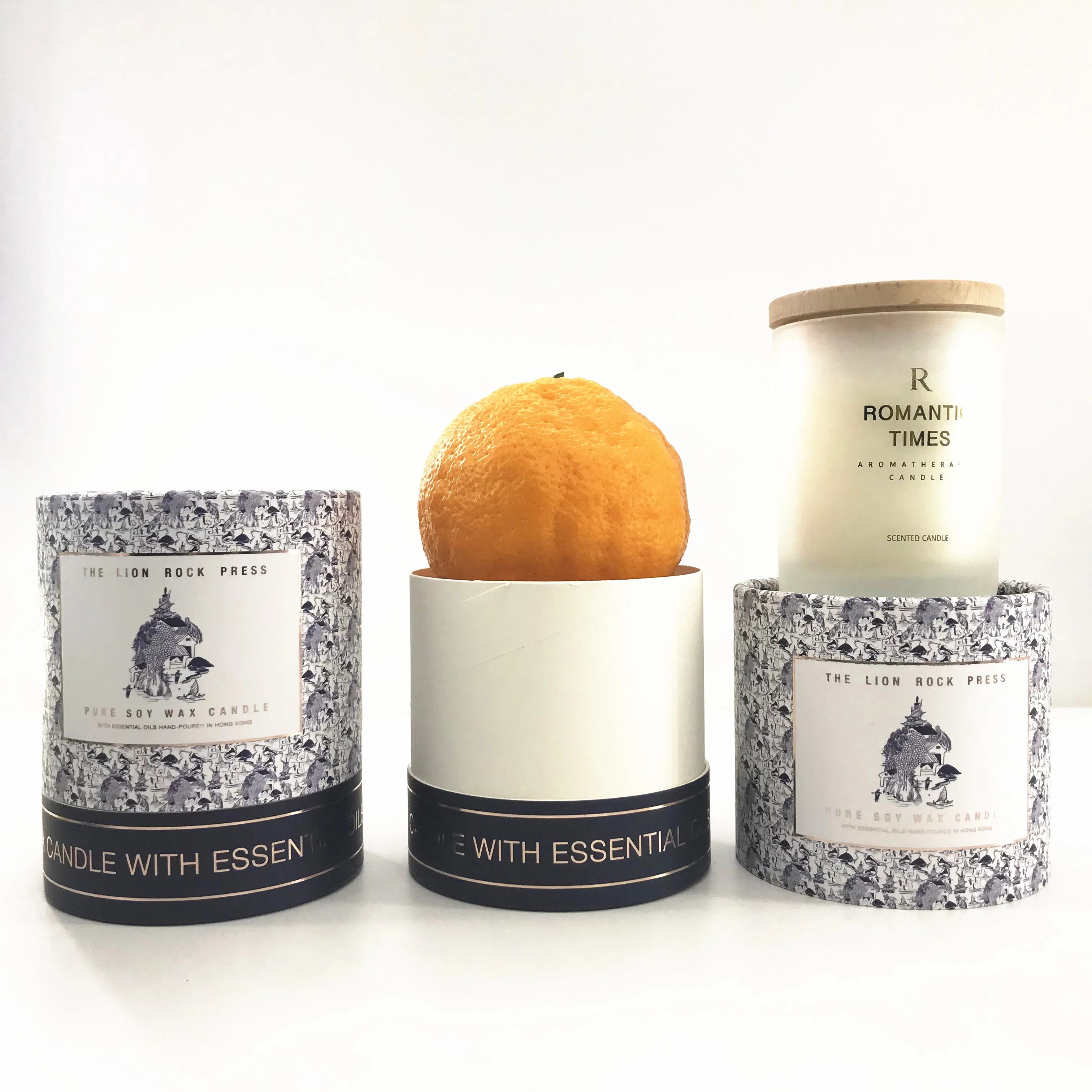 Биоразлагаемые коробки для упаковки свечей из переработанной крафт-бумаги