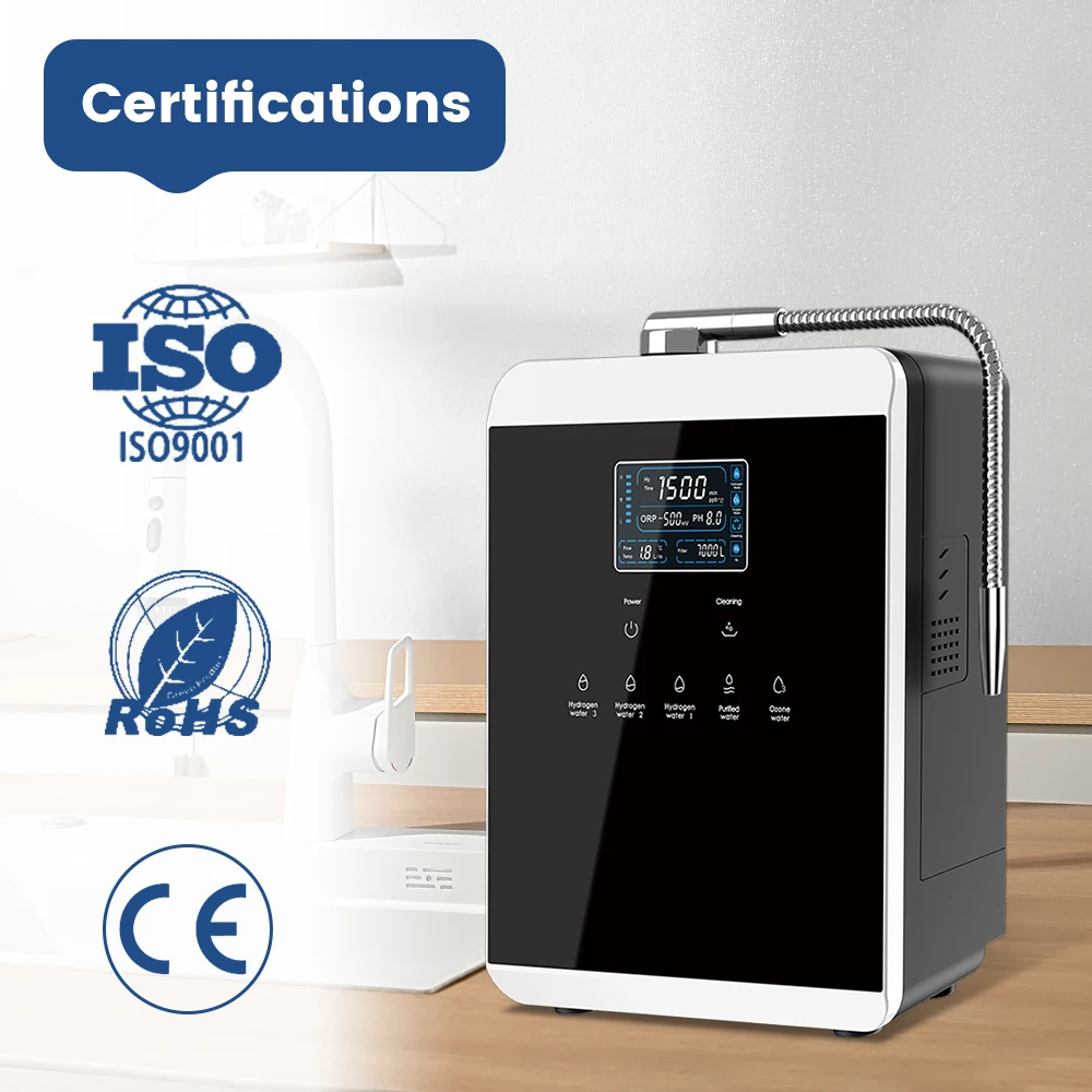 Japan Technology Hydrogen Water Generator High Concentration 1500ppb Hydrogen Water Machine 2024 Hydrogen Water Dispenser