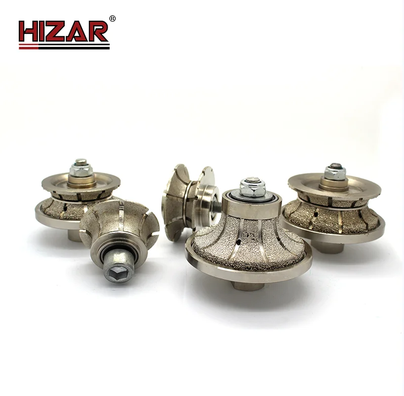 Стальная крышка HIzar вакуумная паяная Алмазная наконечница для ручного профилирования