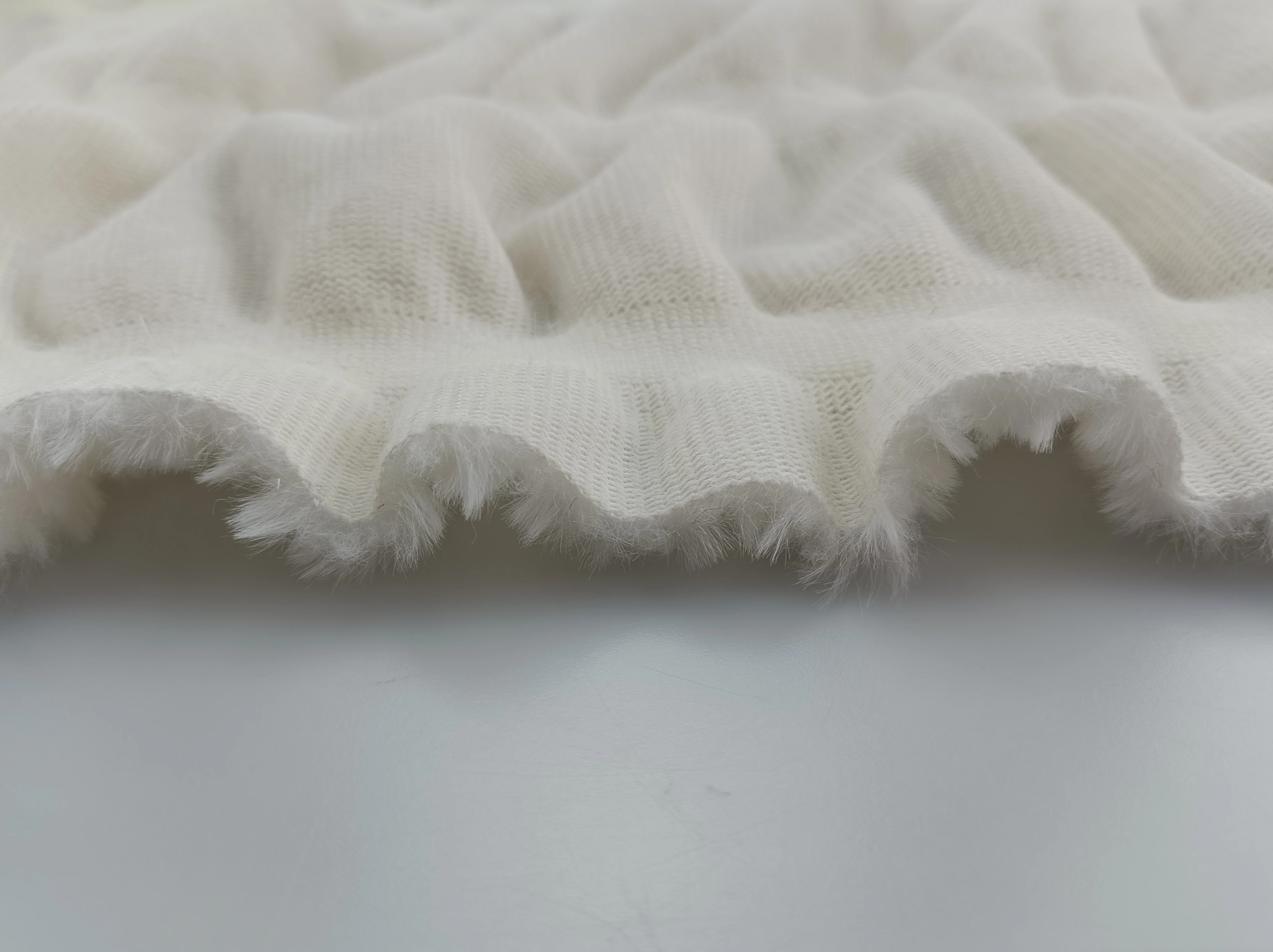 Pure Cute Spraying Spandex Rabbit Faux Minky Fur Fabric for Hometextile/Garment/Toys