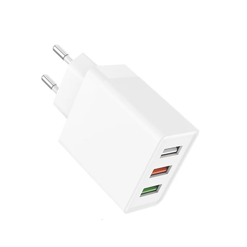 Лидер продаж надежное Сетевое зарядное устройство с 3 USB-портами 4 8 А и вилкой европейского стандарта в