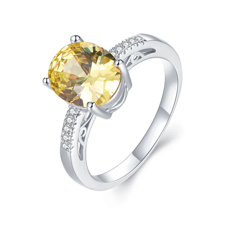 
Rose Gold plating jewelry Sterling silver 925 CZ stones rings for woman 
