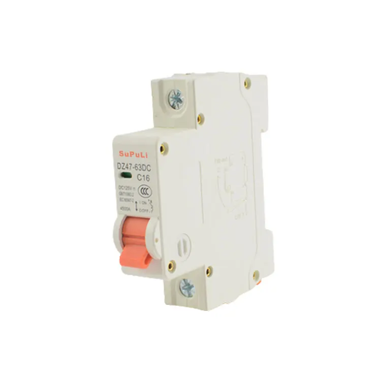1pole Dc Mcb Miniature Circuit Breaker 16a Mcb Single Pole 1p Solar Dc Mcb